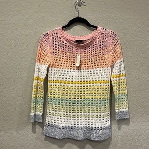 Talbots. XS. Nwt. Colorful sweater.